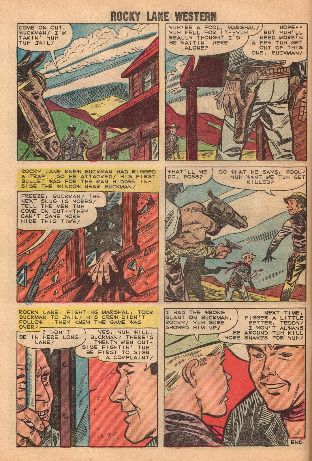 Rocky Lane Western (1954) issue 86 - Page 10
