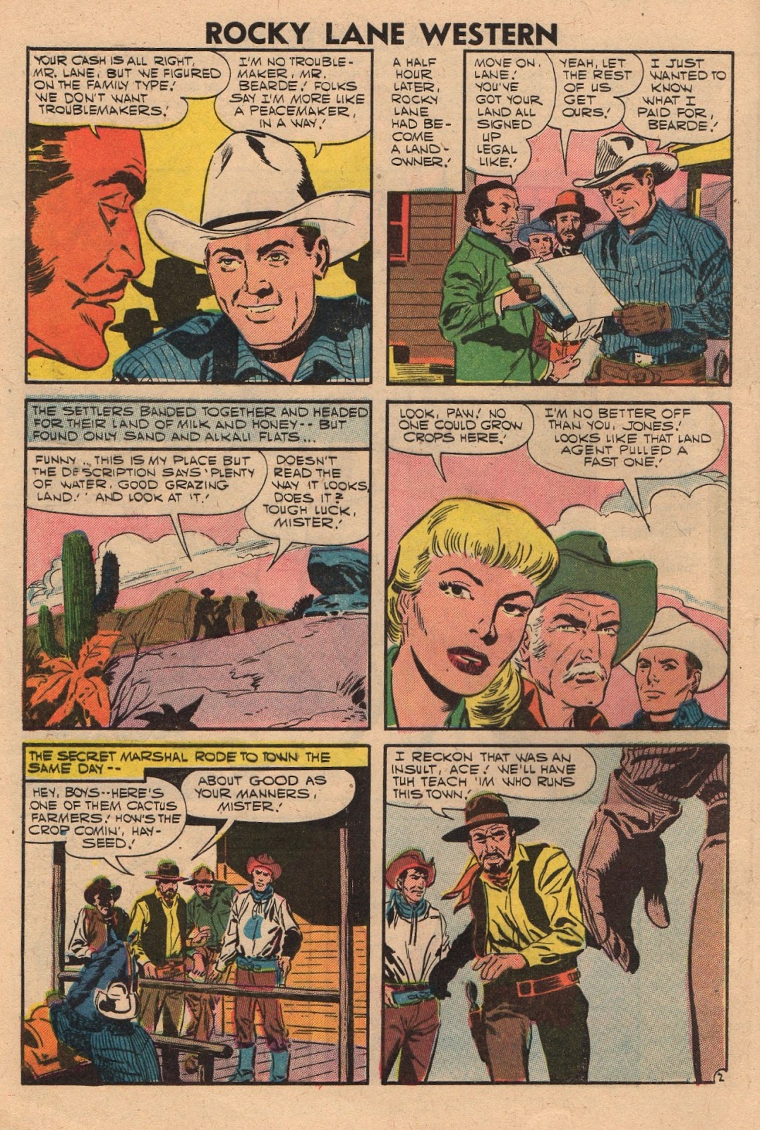 Rocky Lane Western (1954) issue 76 - Page 4