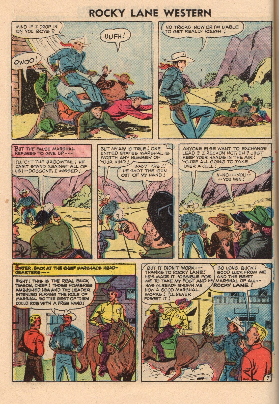 Rocky Lane Western (1954) issue 71 - Page 10