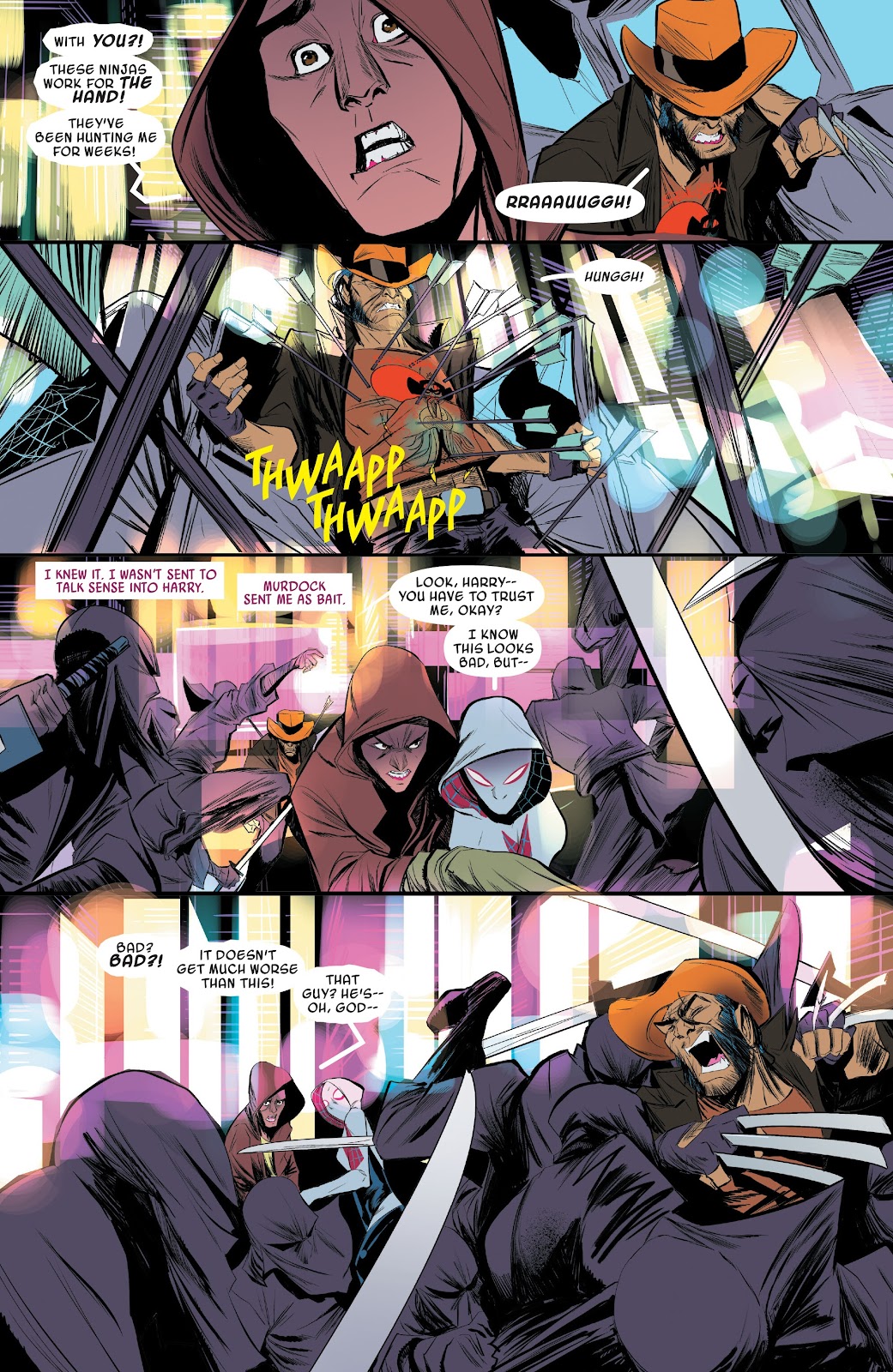Spider-Gwen: Ghost-Spider Modern Era Epic Collection: Edge of Spider-Verse issue Weapon of Choice (Part 2) - Page 88