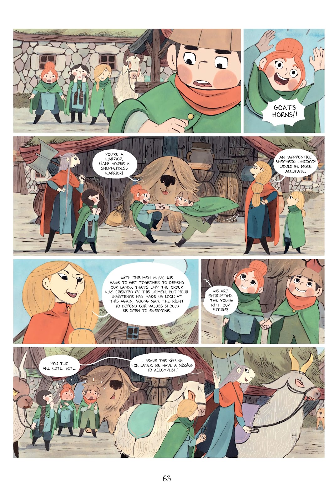 Shepherdess Warriors issue TPB - Page 64