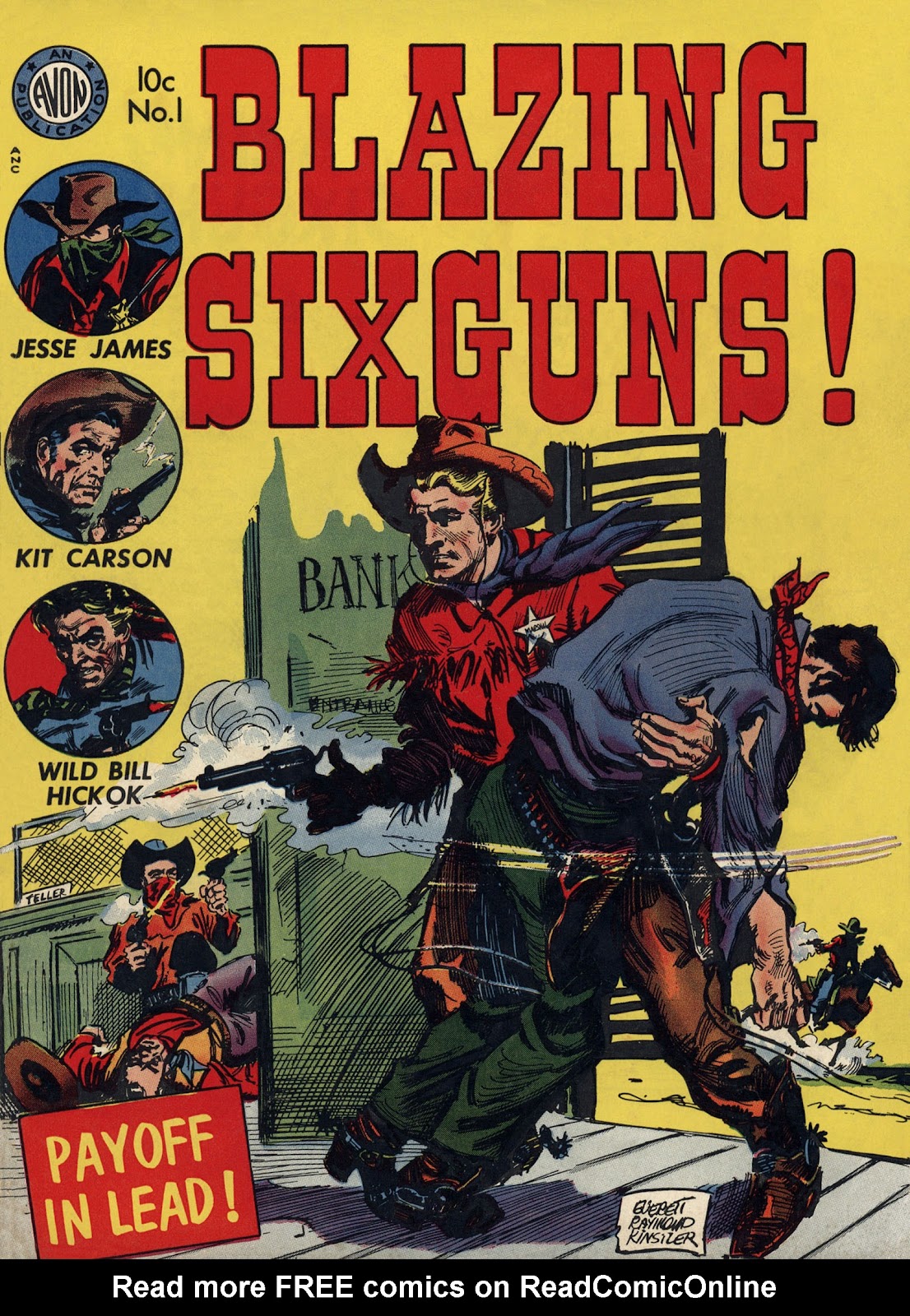 Blazing Sixguns issue Full - Page 1