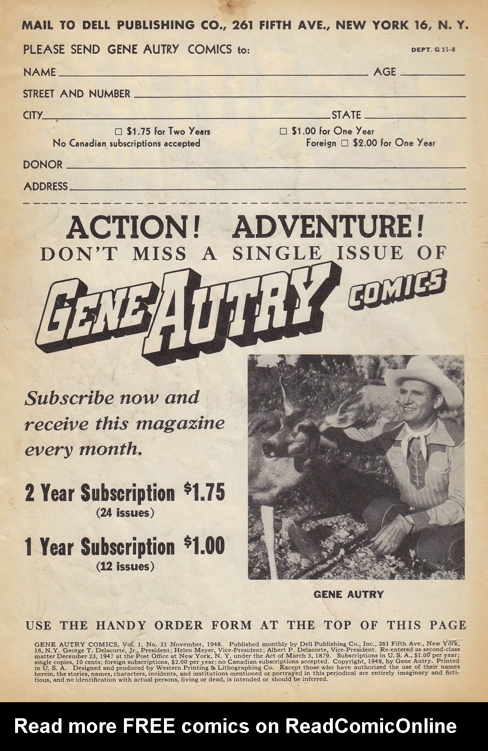 Gene Autry Comics (1946) issue 21 - Page 2