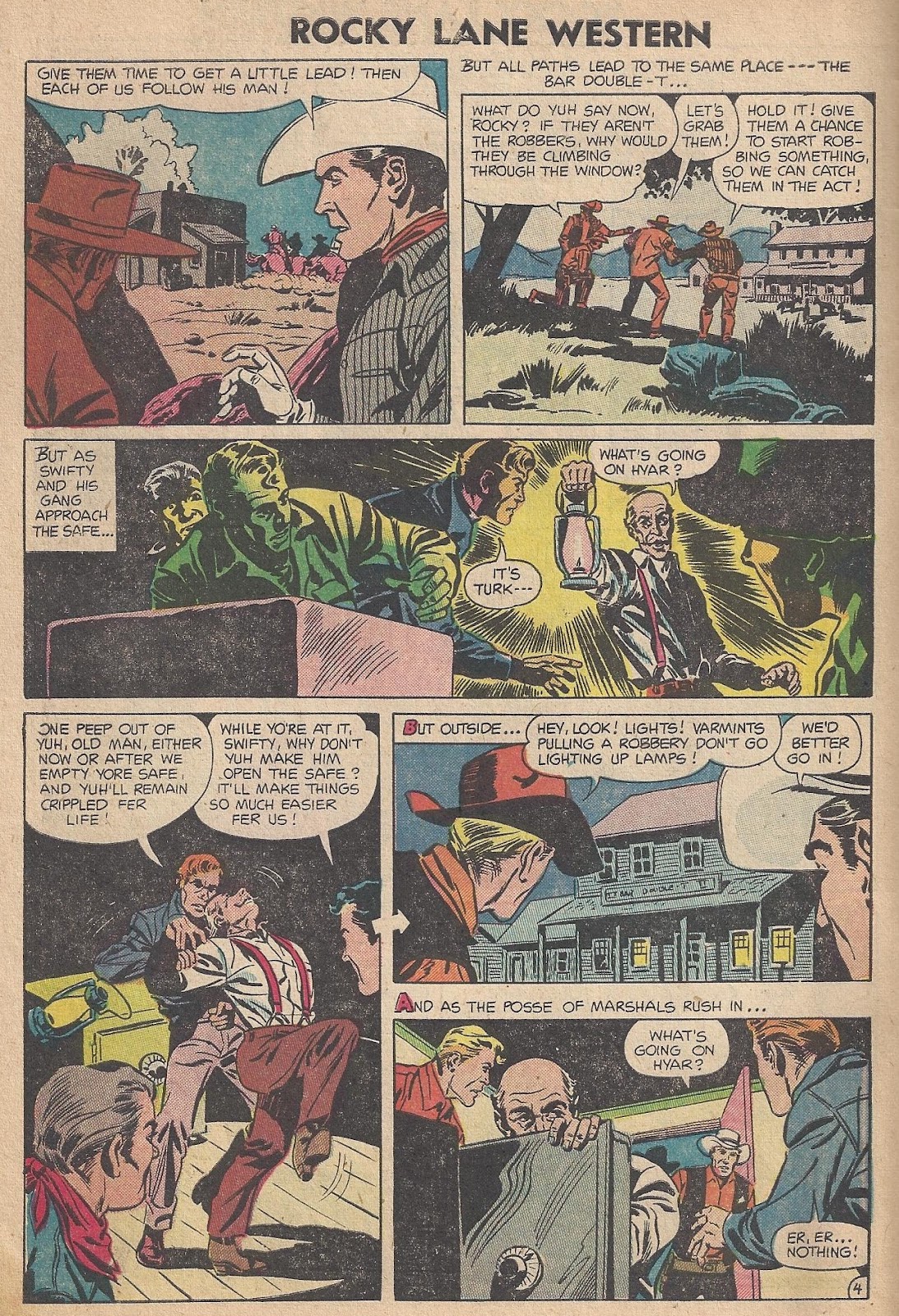 Rocky Lane Western (1954) issue 63 - Page 6