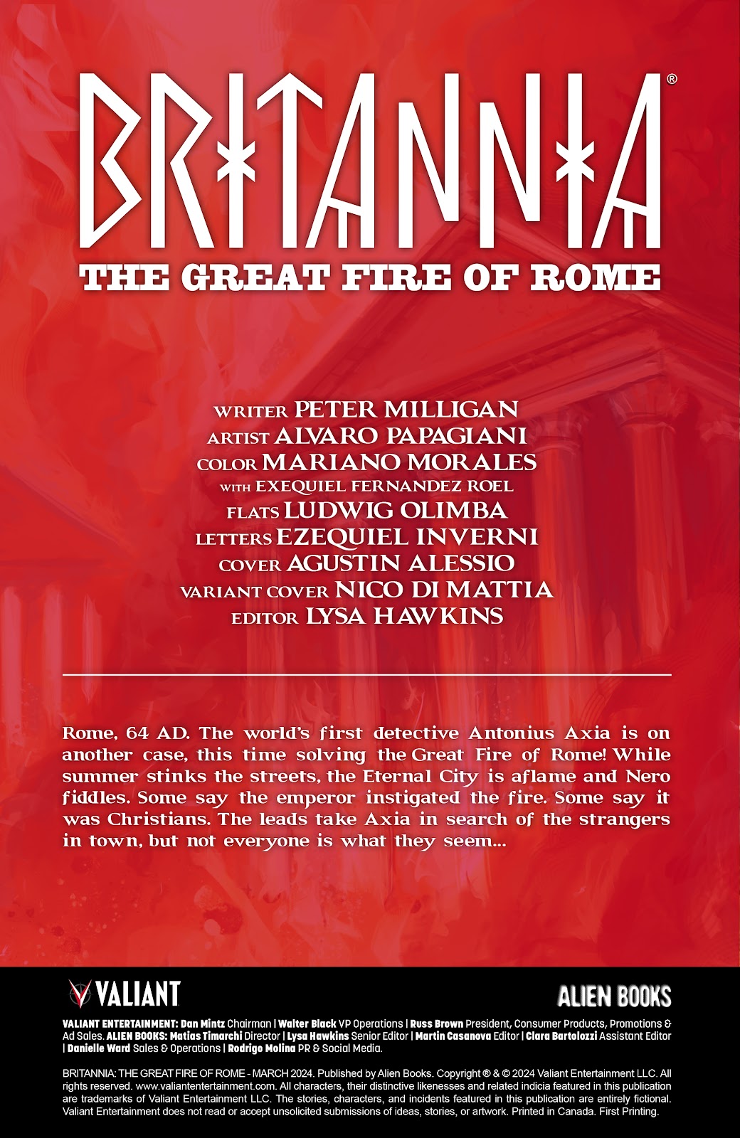 Britannia: Great Fire of Rome issue Full - Page 2