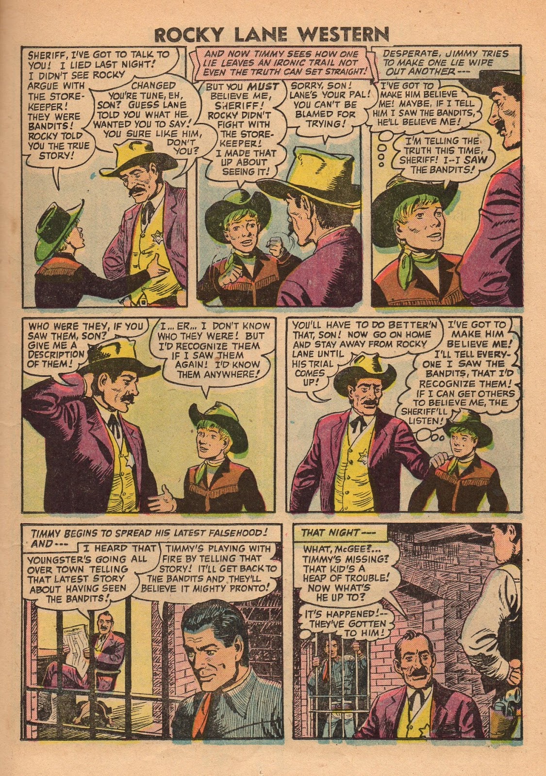Rocky Lane Western (1954) issue 69 - Page 11