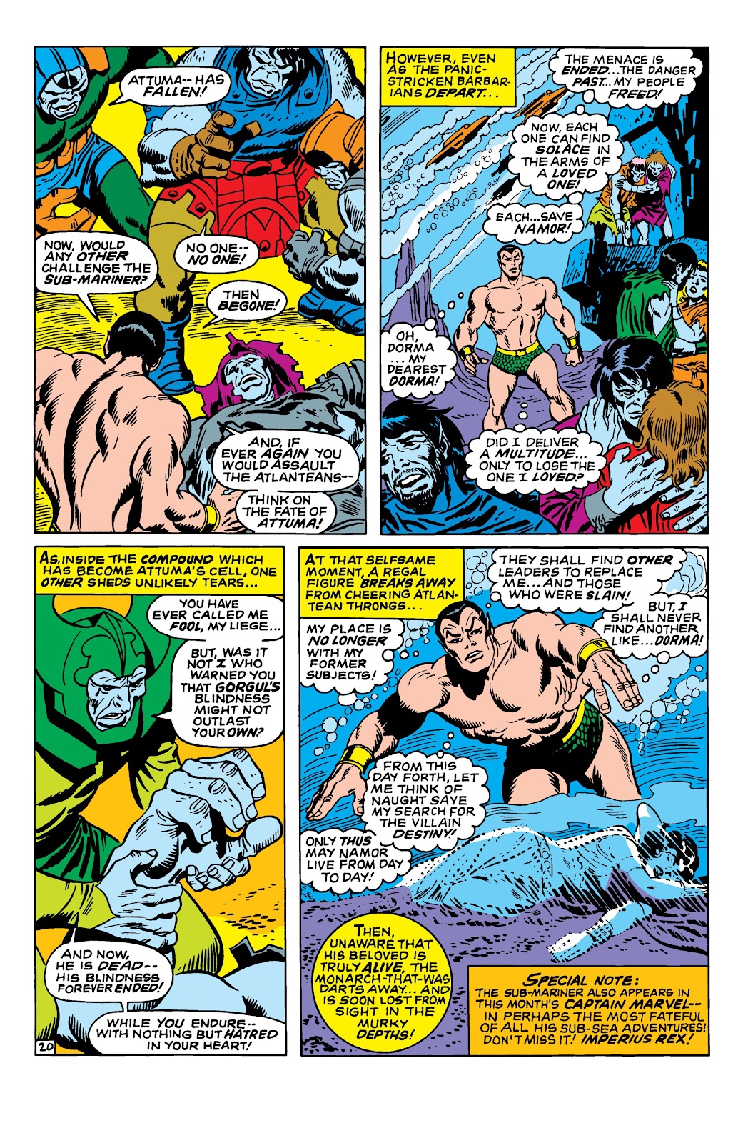 Namor, The Sub-Mariner Epic Collection: Enter The Sub-Mariner issue Who Strikes For Atlantis (Part 1) - Page 25