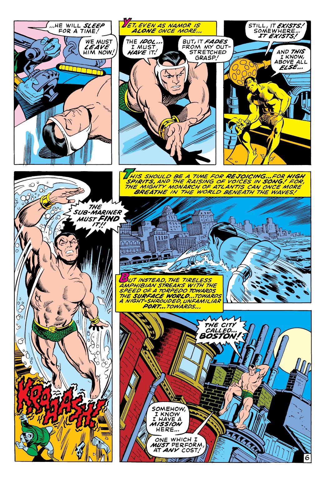 Namor, The Sub-Mariner Epic Collection: Enter The Sub-Mariner issue Who Strikes For Atlantis (Part 2) - Page 154
