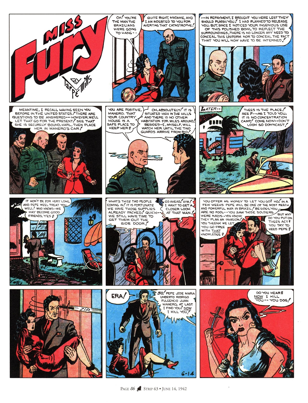 Miss Fury: Sensational Sundays 1941-1944 issue TPB - Page 94