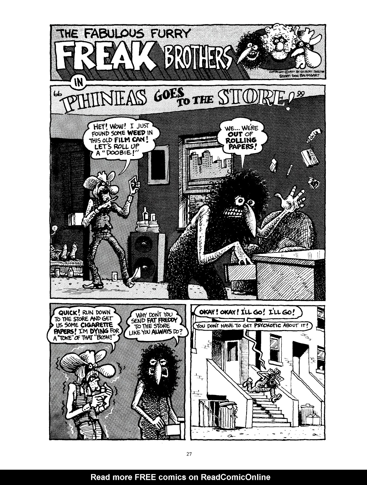 The Fabulous Furry Freak Brothers: In the 21st Century and Other Follies issue Grass Roots and Other Follies - Page 34