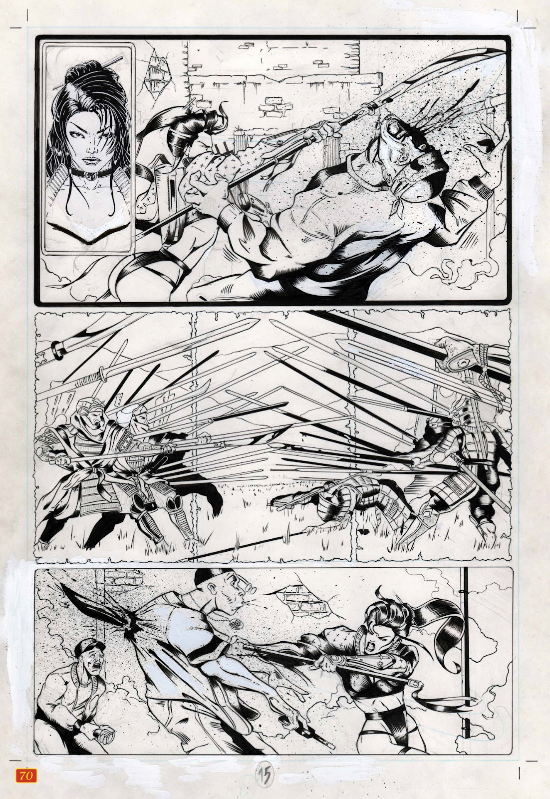 Shi: The Way of the Warrior – Original Art Edition issue TPB - Page 70