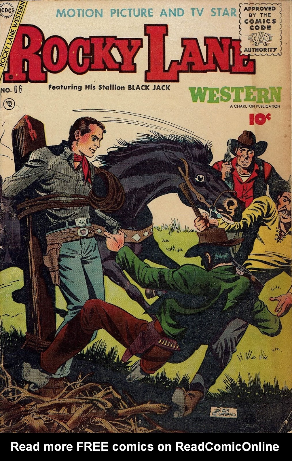 Rocky Lane Western (1954) issue 66 - Page 1