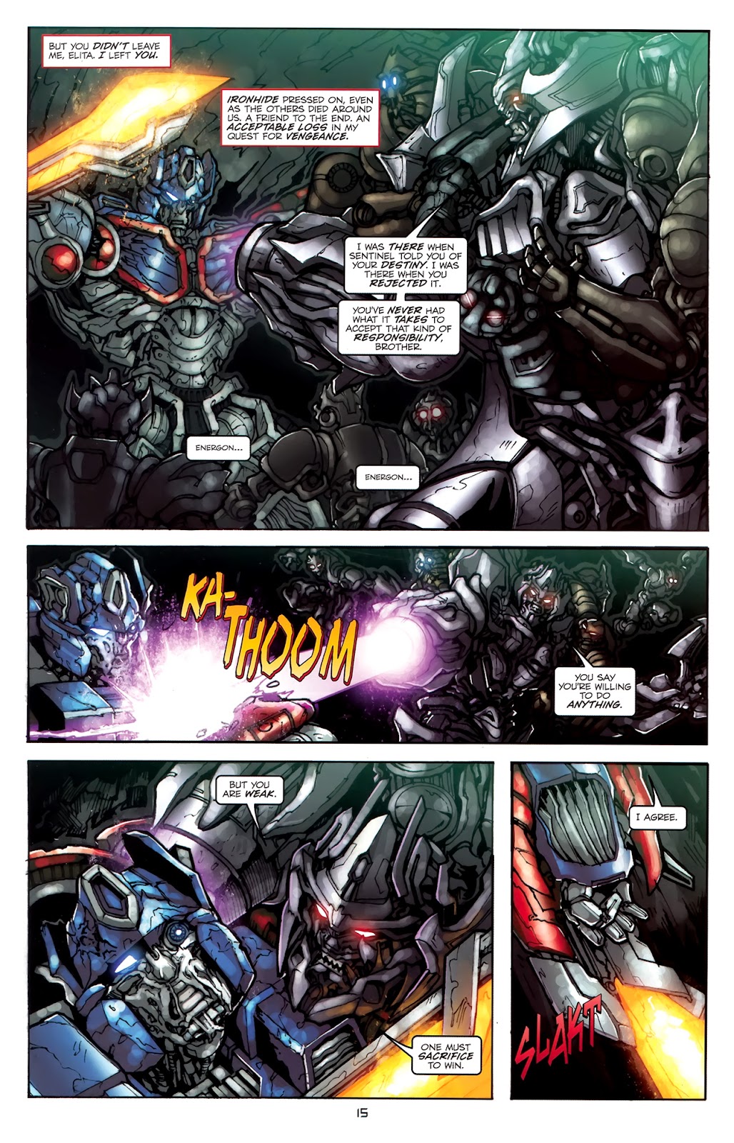 Transformers: Dark of the Moon: Movie Prequel: Foundation issue 4 - Page 15