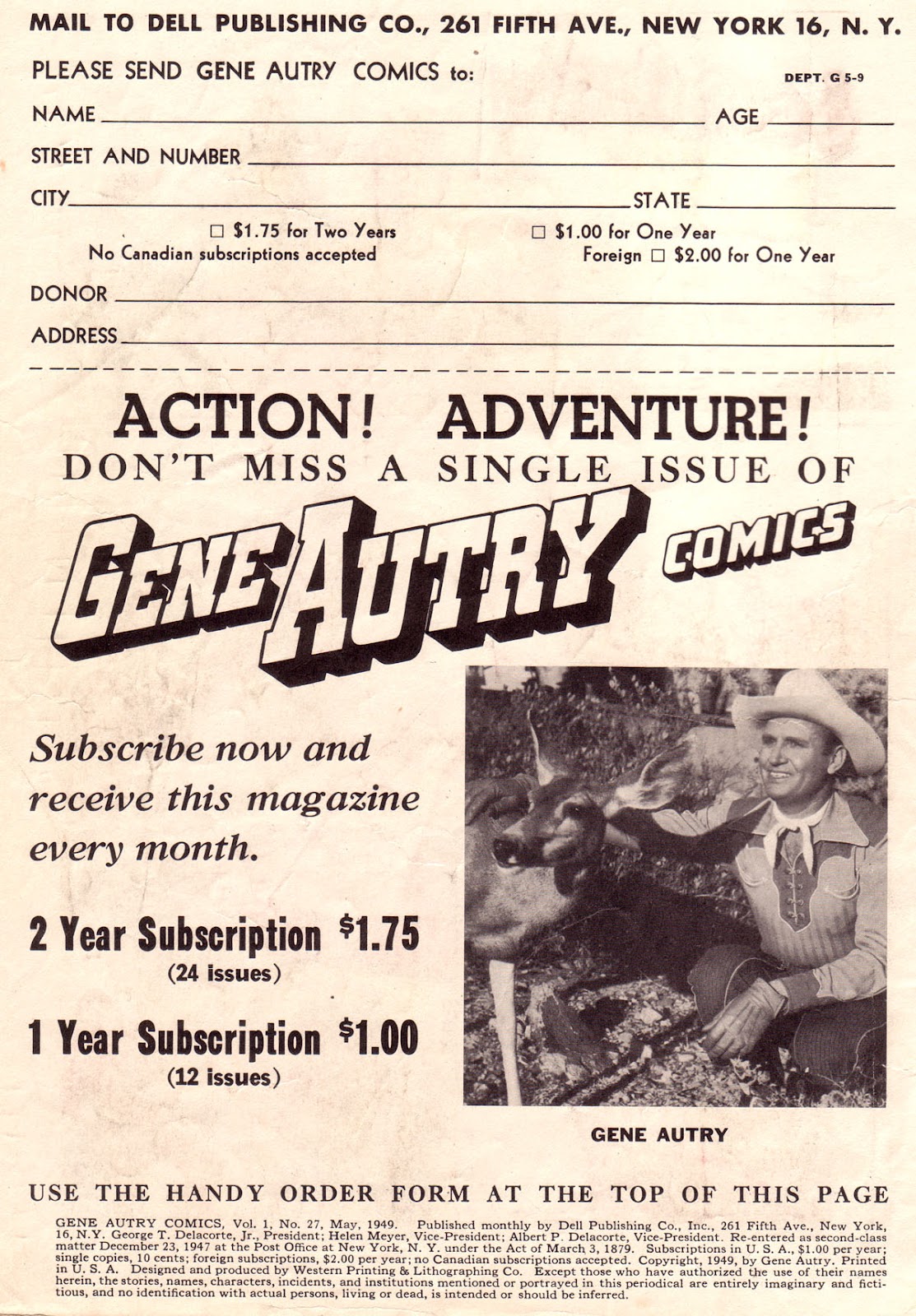 Gene Autry Comics (1946) issue 27 - Page 2