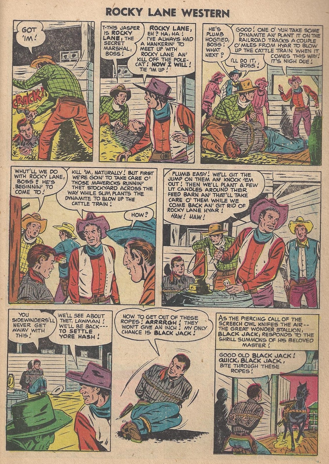 Rocky Lane Western (1954) issue 63 - Page 23