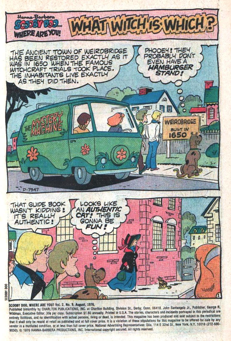 Scooby Doo, Where Are You? (1975) issue 9 - Page 2