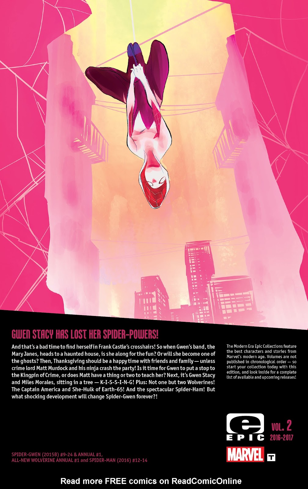 Spider-Gwen: Ghost-Spider Modern Era Epic Collection: Edge of Spider-Verse issue Weapon of Choice (Part 2) - Page 214