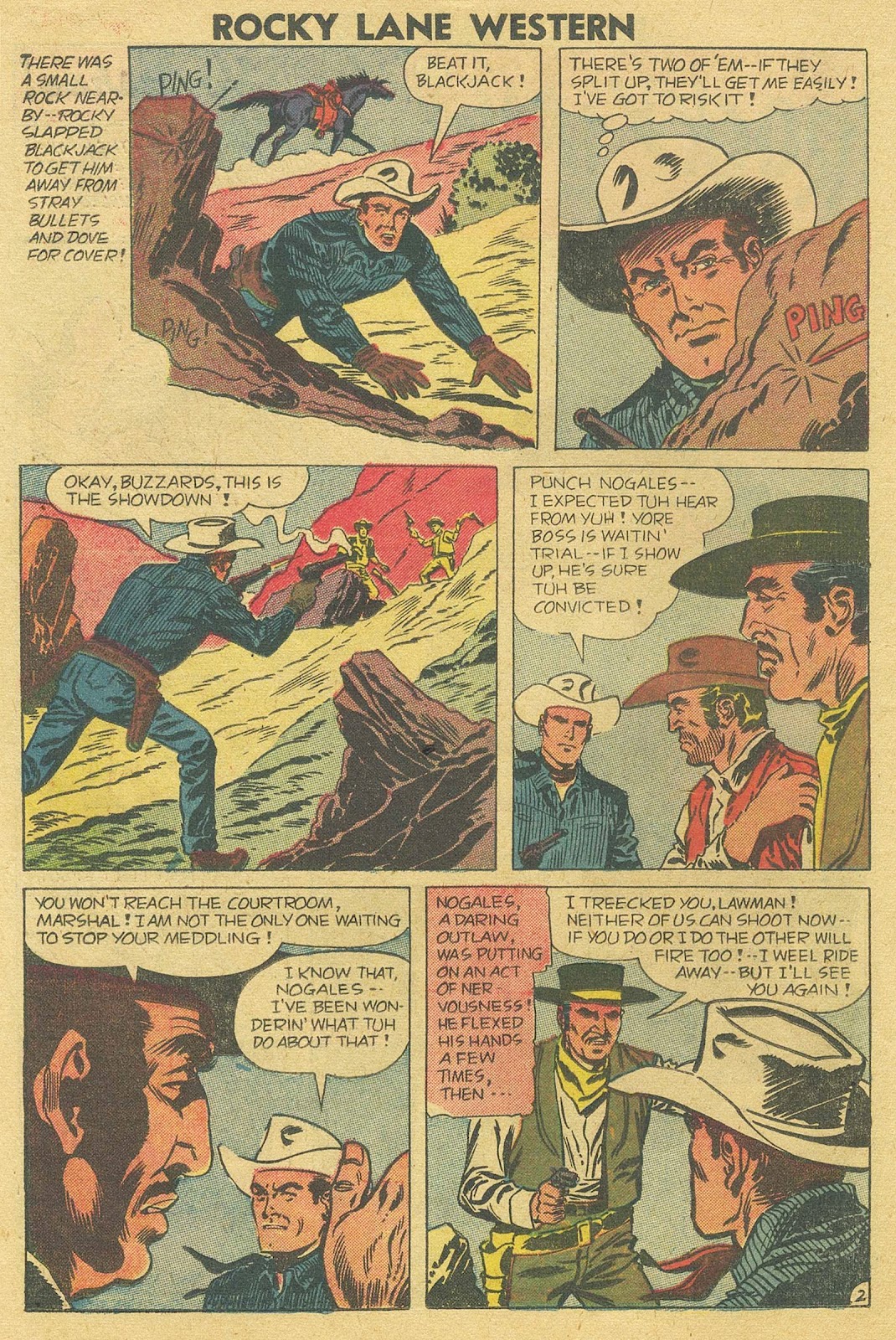 Rocky Lane Western (1954) issue 81 - Page 14