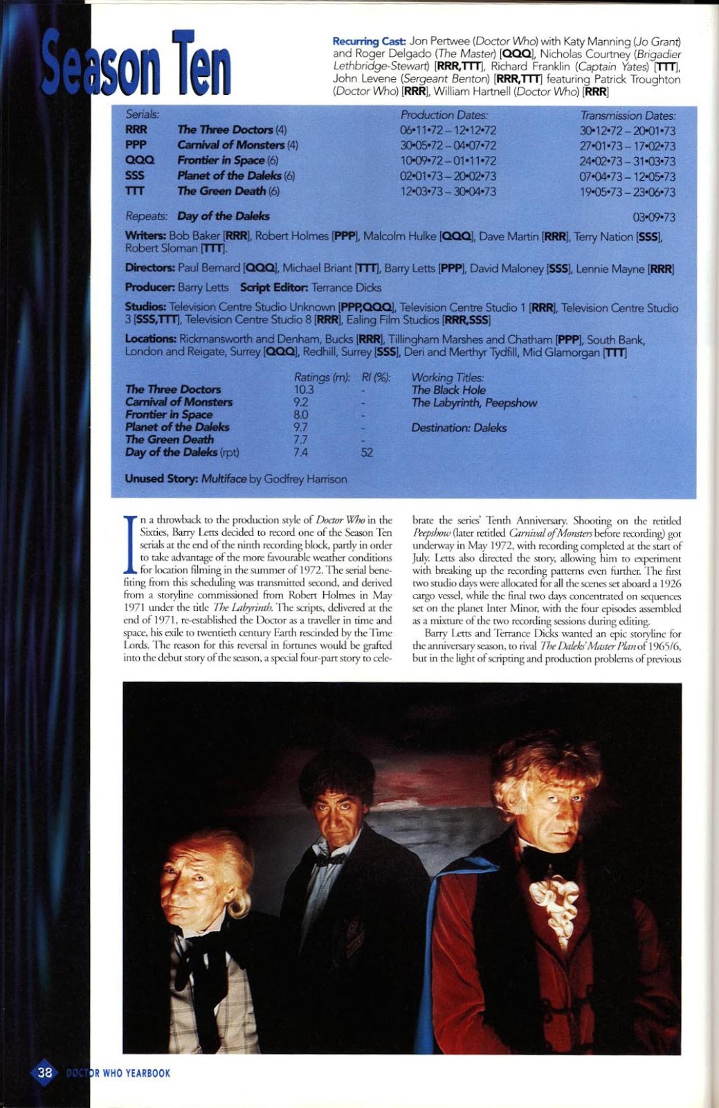Doctor Who Yearbook issue 1996 - Page 38