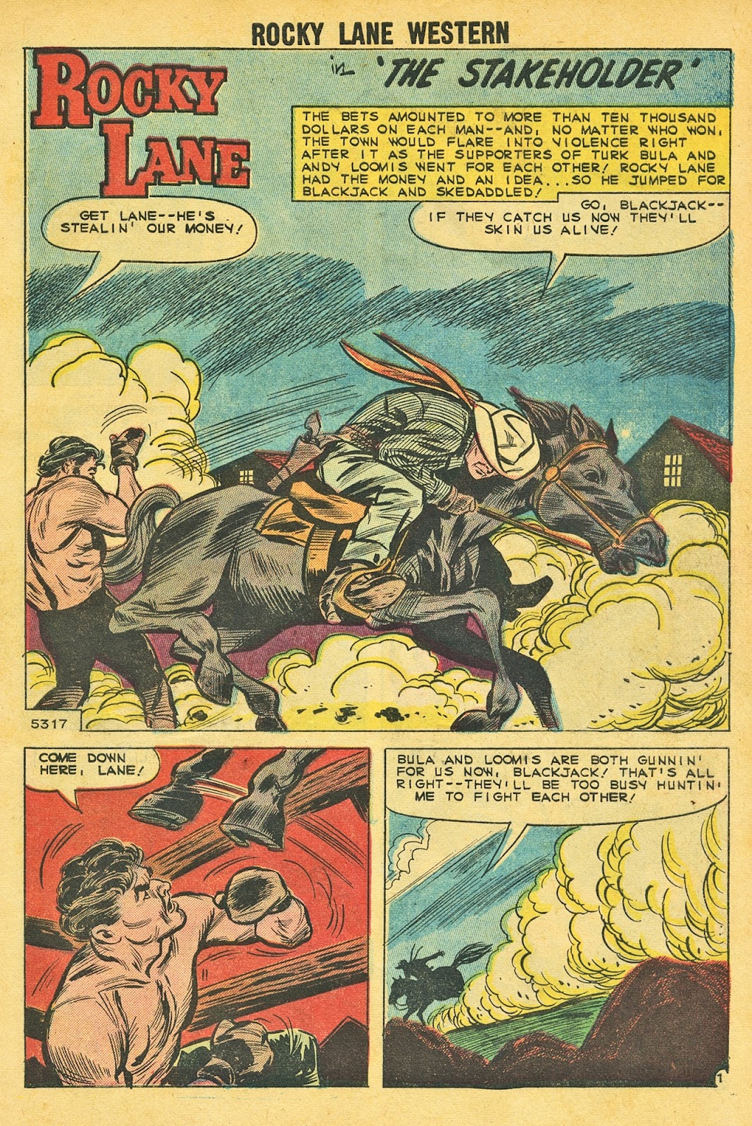 Rocky Lane Western (1954) issue 87 - Page 3