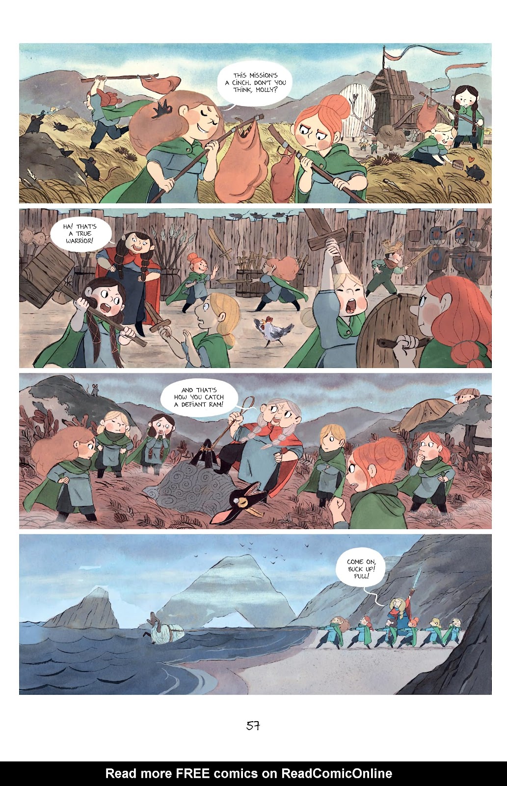 Shepherdess Warriors issue TPB - Page 58