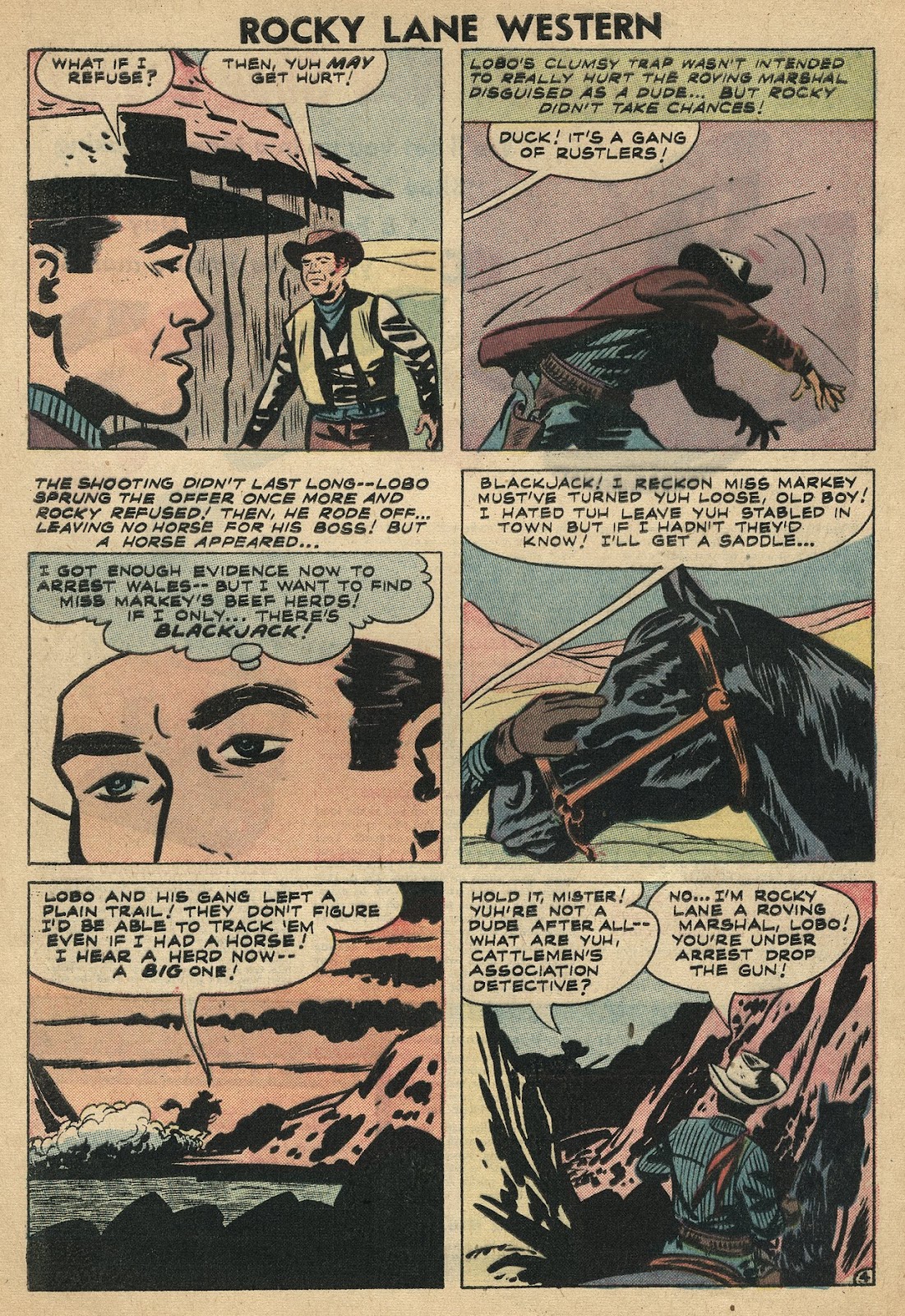 Rocky Lane Western (1954) issue 82 - Page 32