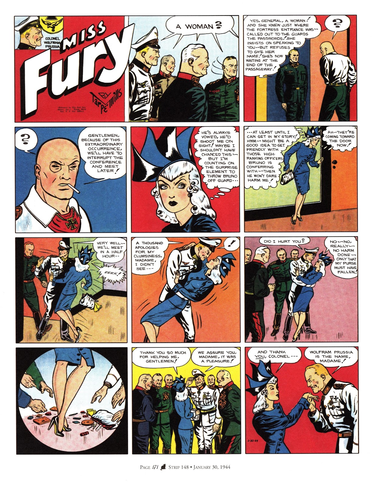 Miss Fury: Sensational Sundays 1941-1944 issue TPB - Page 179