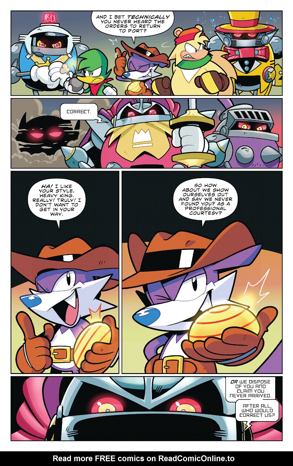 Sonic the Hedgehog: Fang the Hunter issue 3 - Page 21