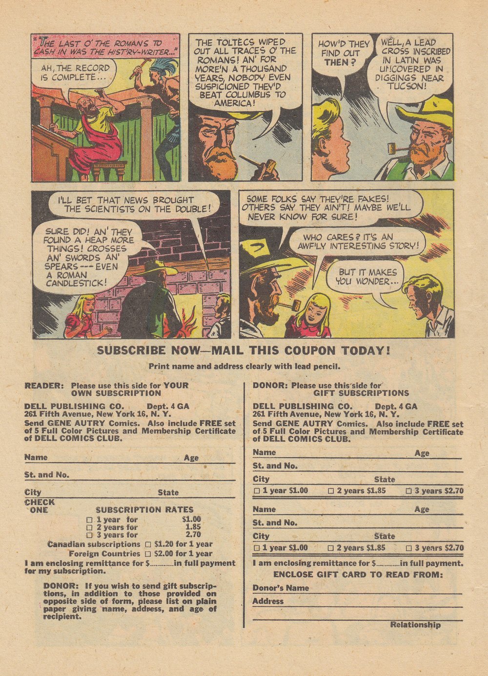 Gene Autry Comics (1946) issue 50 - Page 50