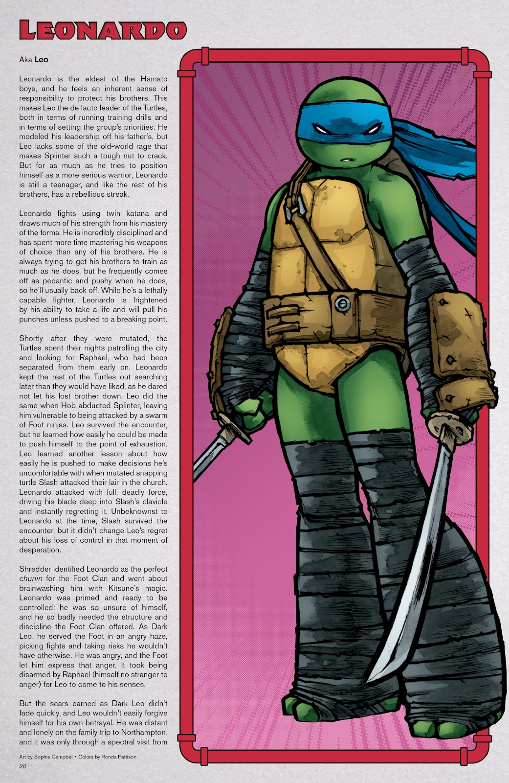 Teenage Mutant Ninja Turtles: Sourcebook issue 1 - Page 17