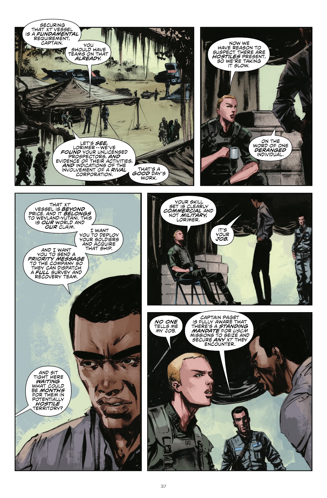 Aliens, Predator, Prometheus, AVP: Life and Death issue TPB (Part 1) - Page 38