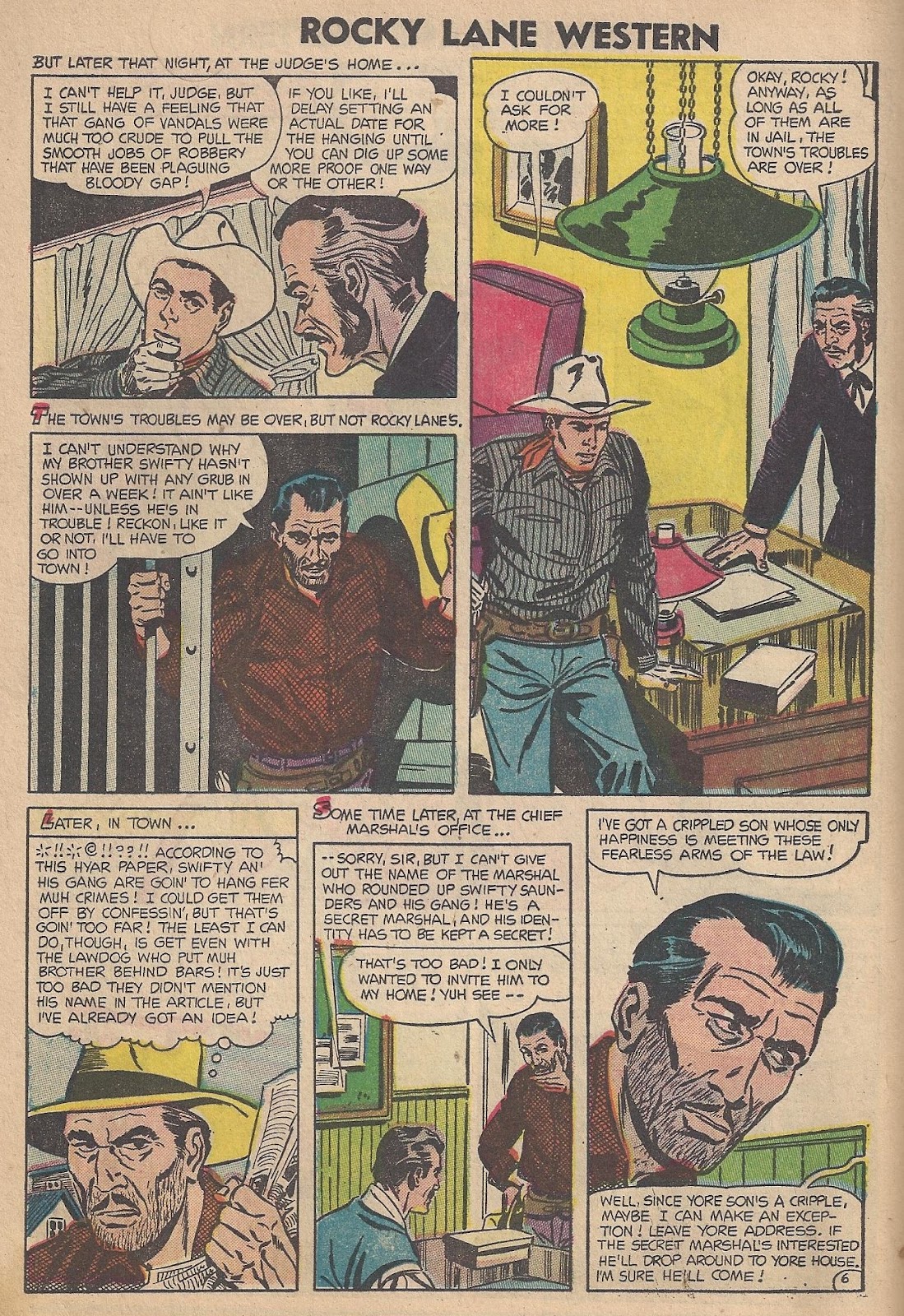 Rocky Lane Western (1954) issue 63 - Page 8
