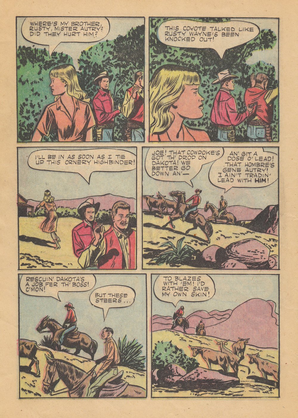 Gene Autry Comics (1946) issue 21 - Page 8