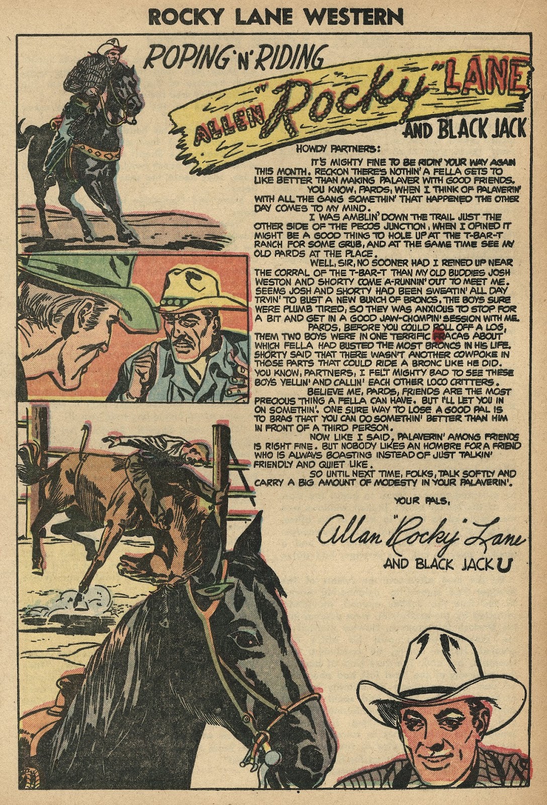 Rocky Lane Western (1954) issue 58 - Page 20