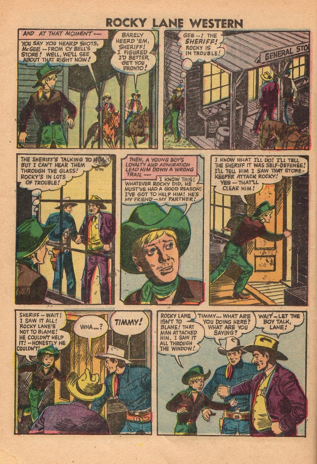 Rocky Lane Western (1954) issue 69 - Page 8