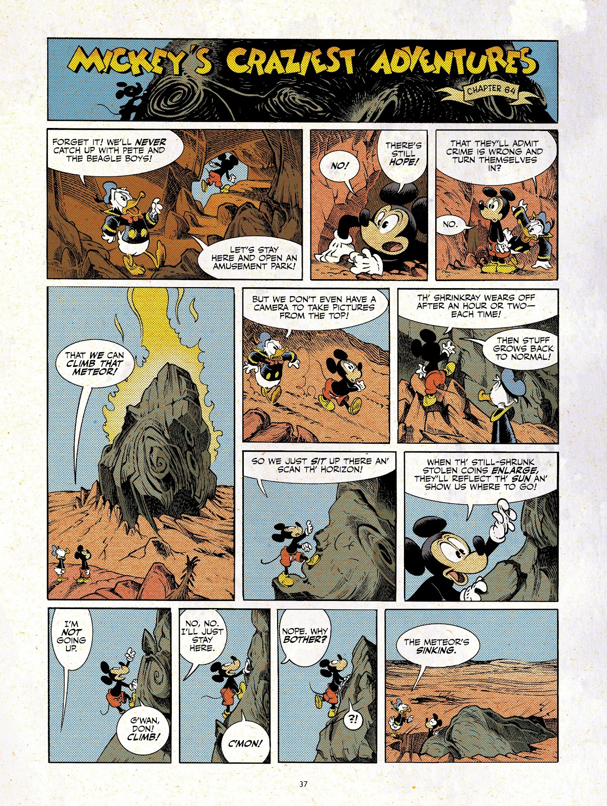 Walt Disney's Mickey and Donald Mickey's Craziest Adventures issue Full - Page 37