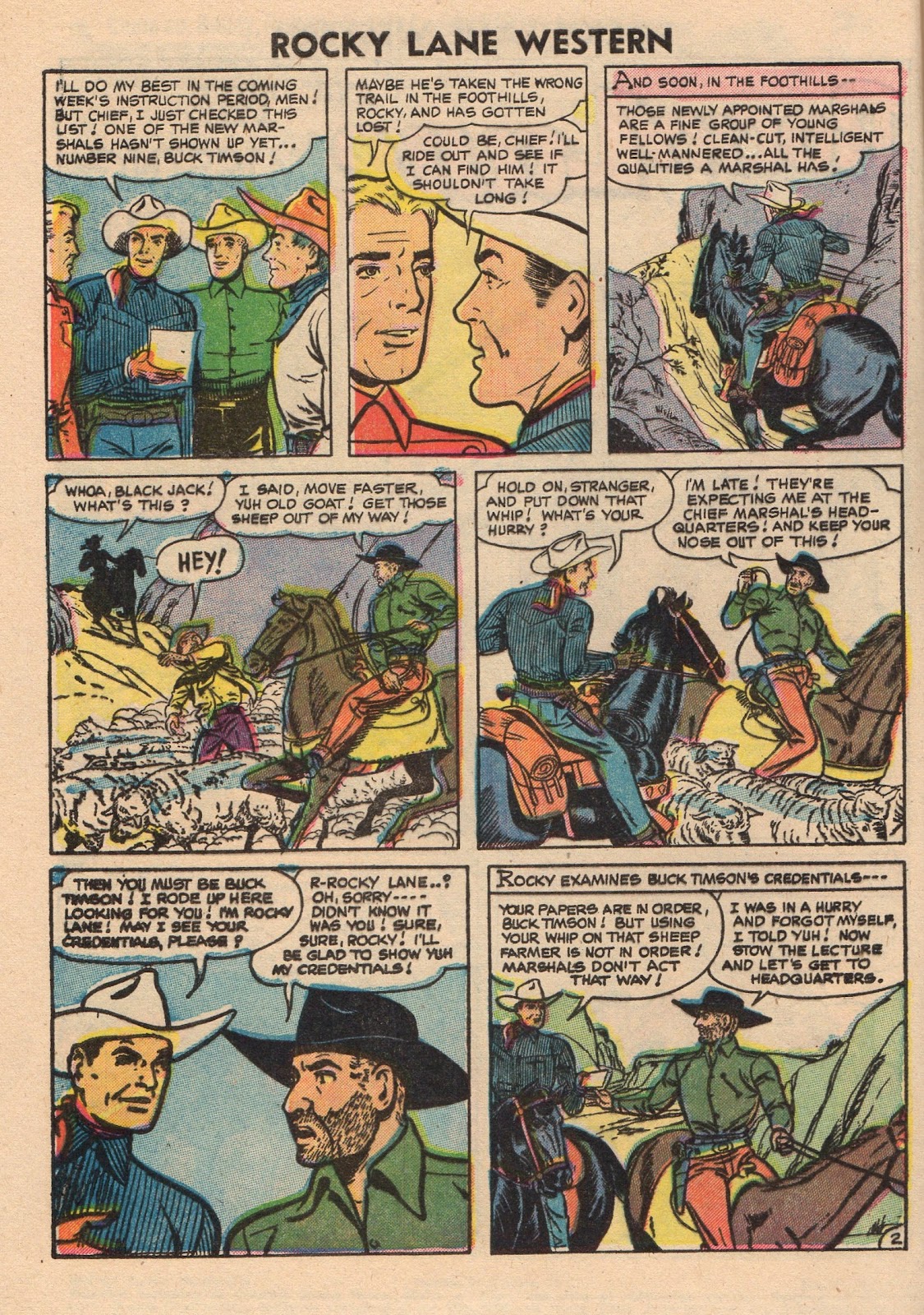 Rocky Lane Western (1954) issue 71 - Page 4