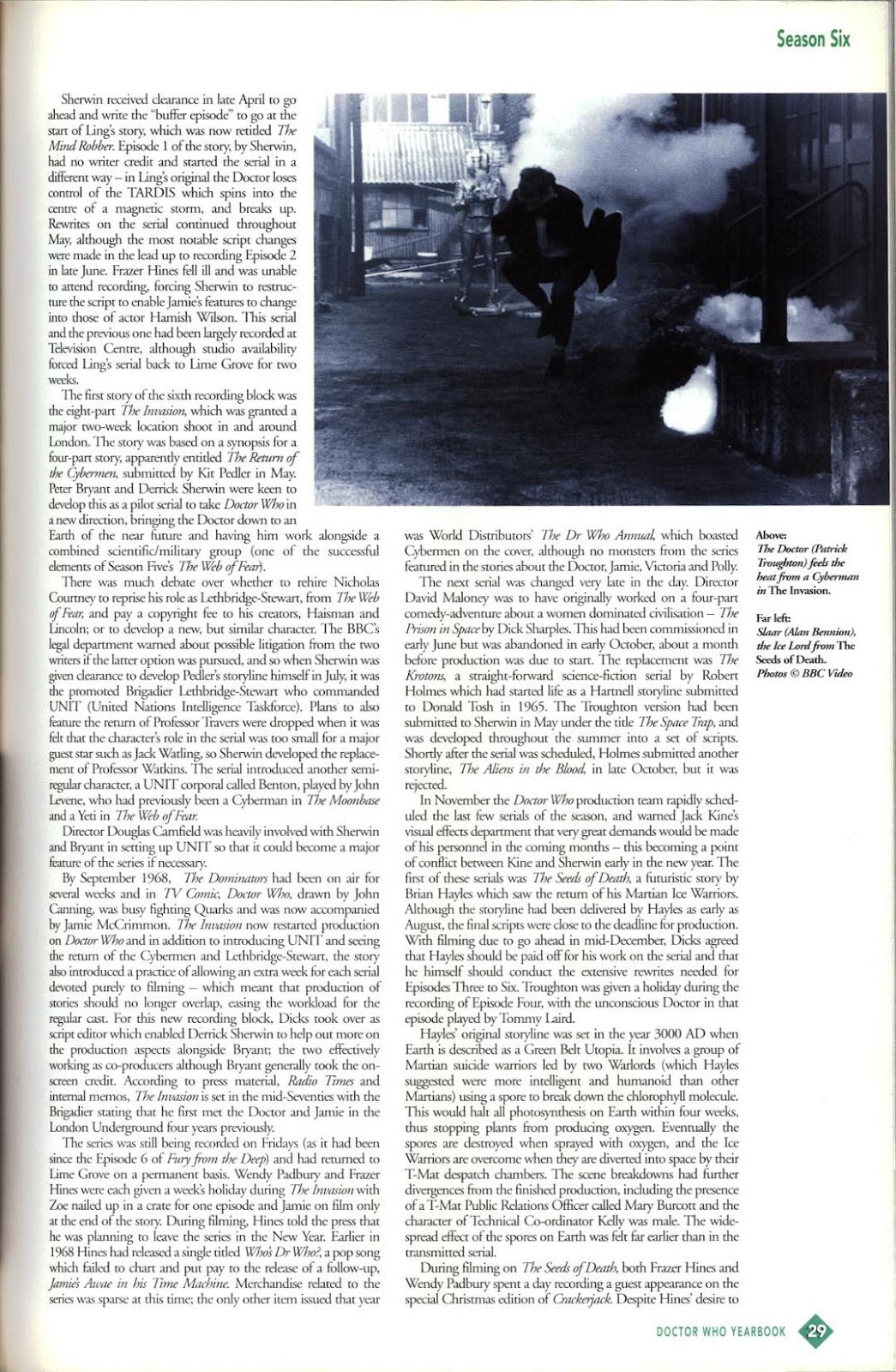 Doctor Who Yearbook issue 1996 - Page 29