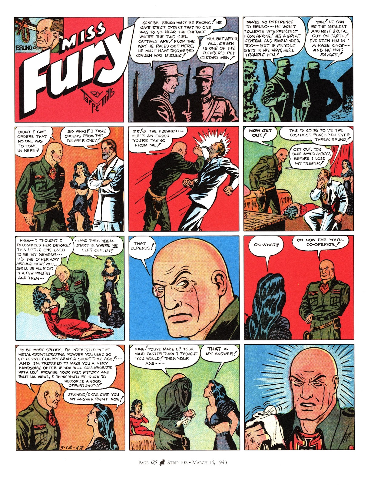 Miss Fury: Sensational Sundays 1941-1944 issue TPB - Page 133