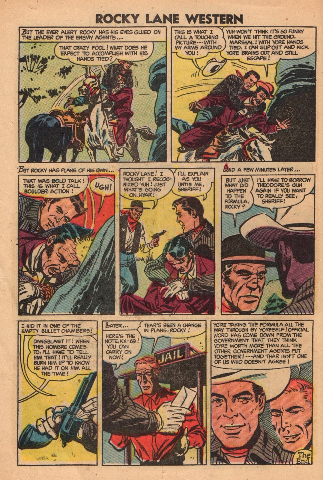 Rocky Lane Western (1954) issue 59 - Page 12