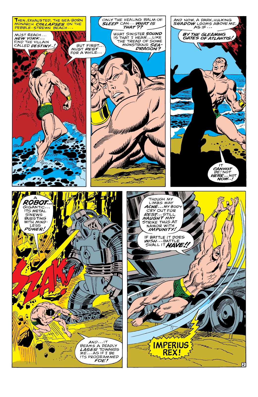 Namor, The Sub-Mariner Epic Collection: Enter The Sub-Mariner issue Who Strikes For Atlantis (Part 1) - Page 28