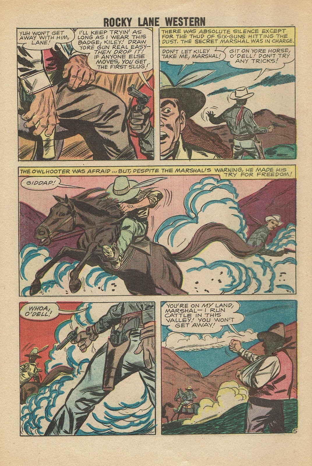 Rocky Lane Western (1954) issue 85 - Page 8