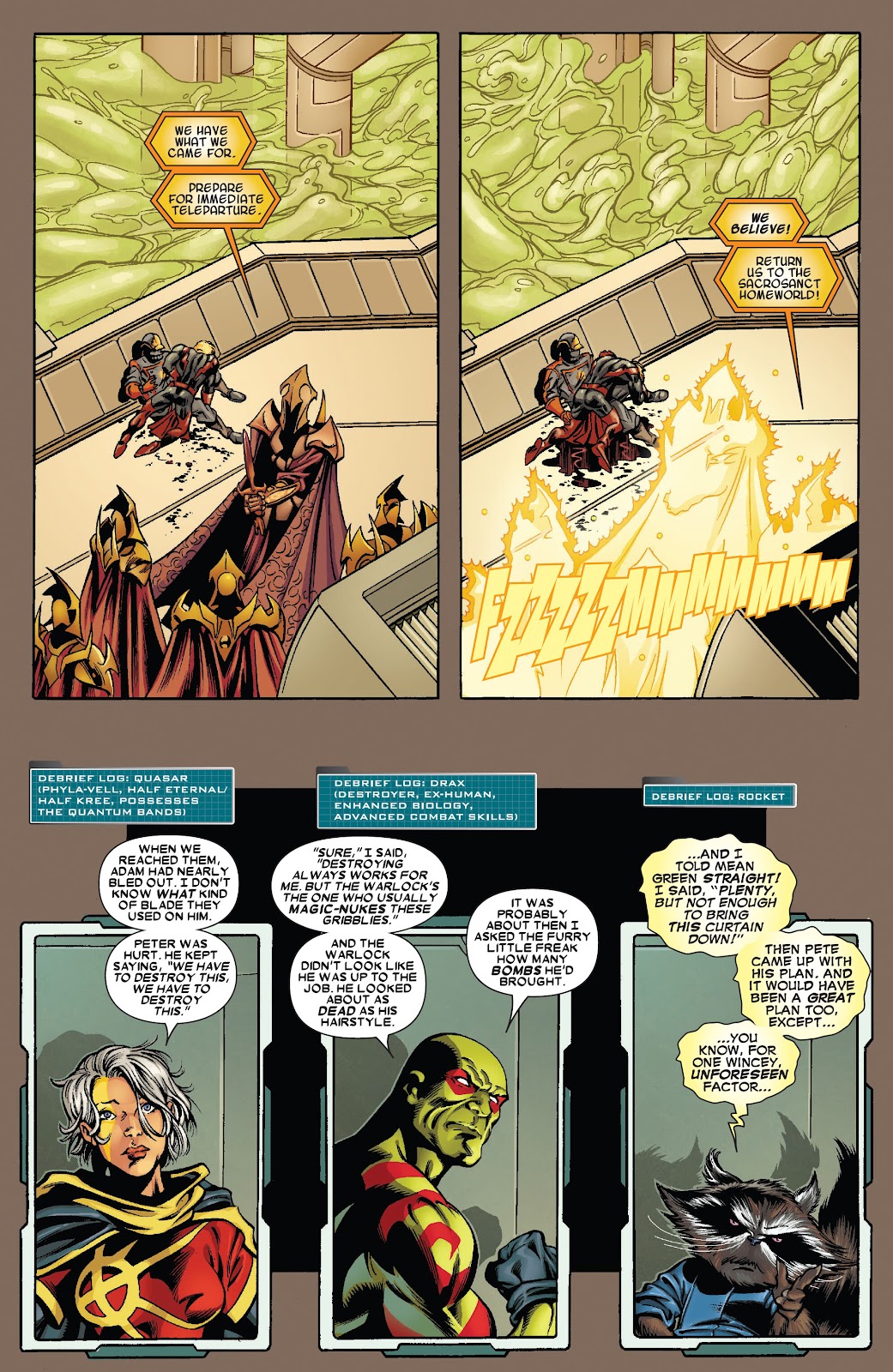 Guardians of the Galaxy Modern Era Epic Collection issue Somebodys Got To Do It (Part 1) - Page 158