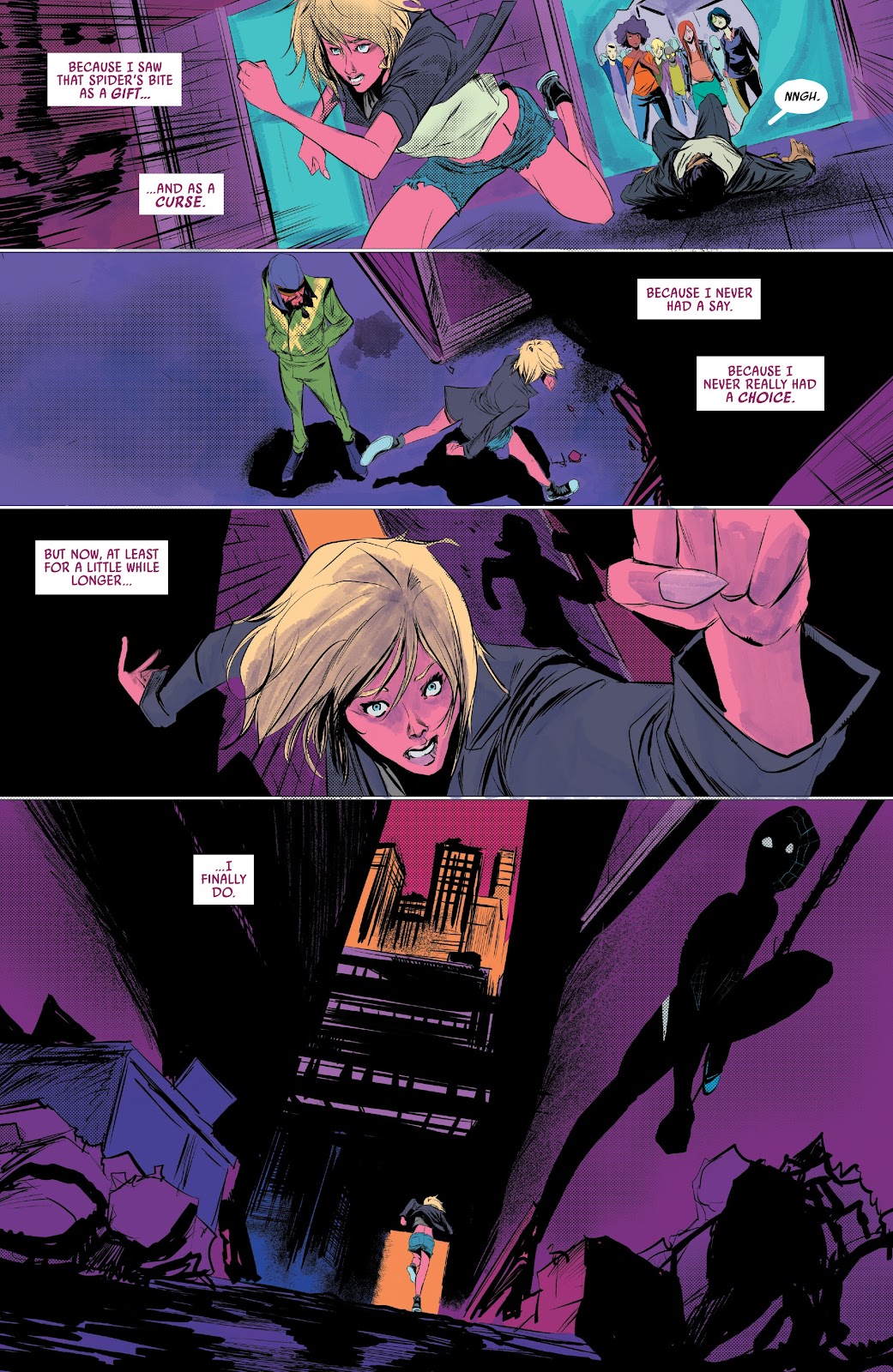 Spider-Gwen: Ghost-Spider Modern Era Epic Collection: Edge of Spider-Verse issue Weapon of Choice (Part 1) - Page 89