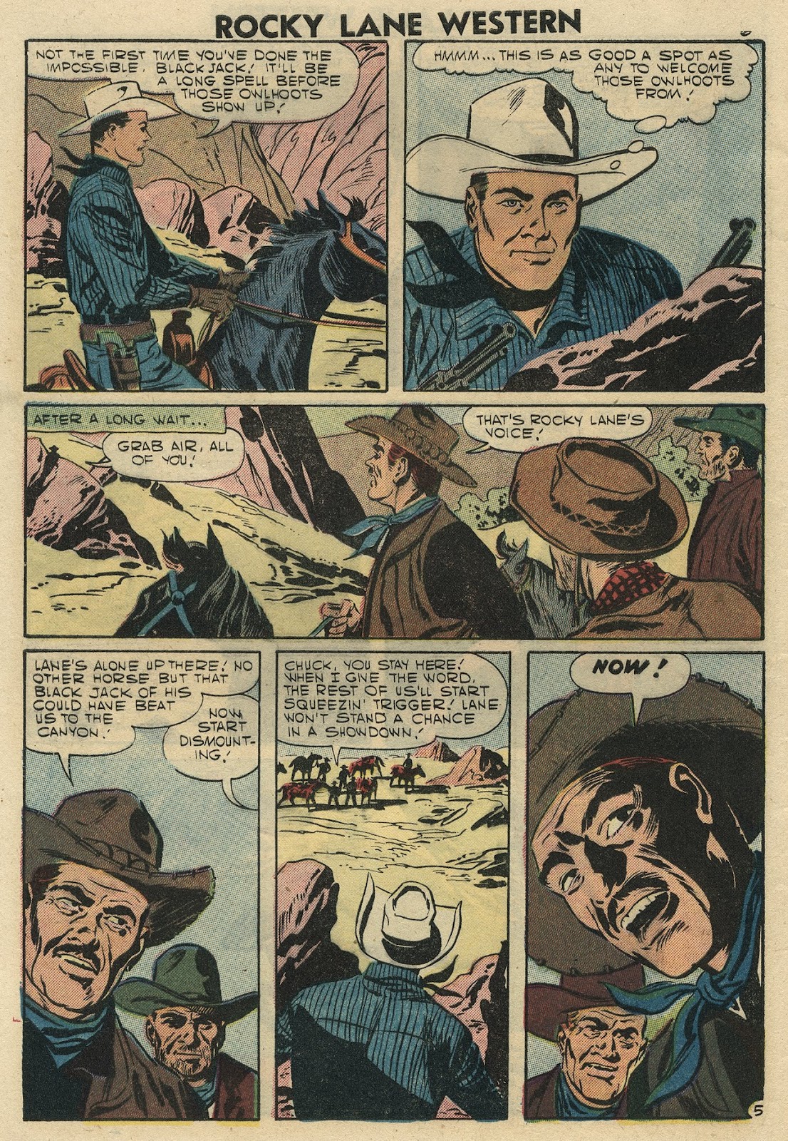 Rocky Lane Western (1954) issue 78 - Page 8