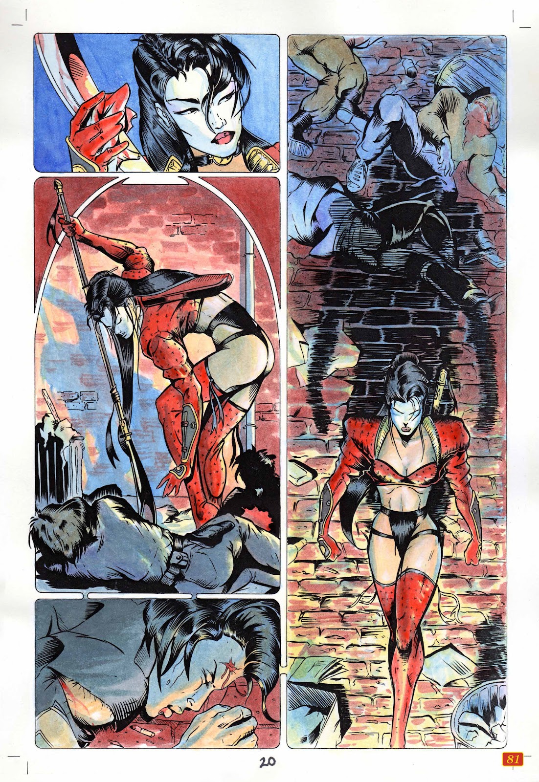 Shi: The Way of the Warrior – Original Art Edition issue TPB - Page 81