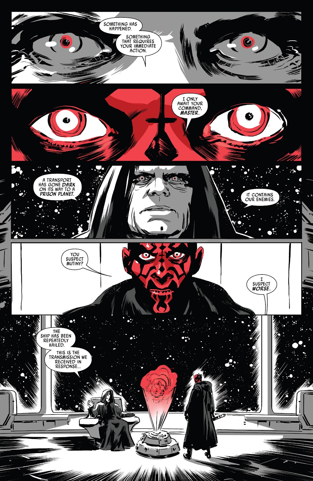 Star Wars: Darth Maul - Black, White & Red issue 1 - Page 3