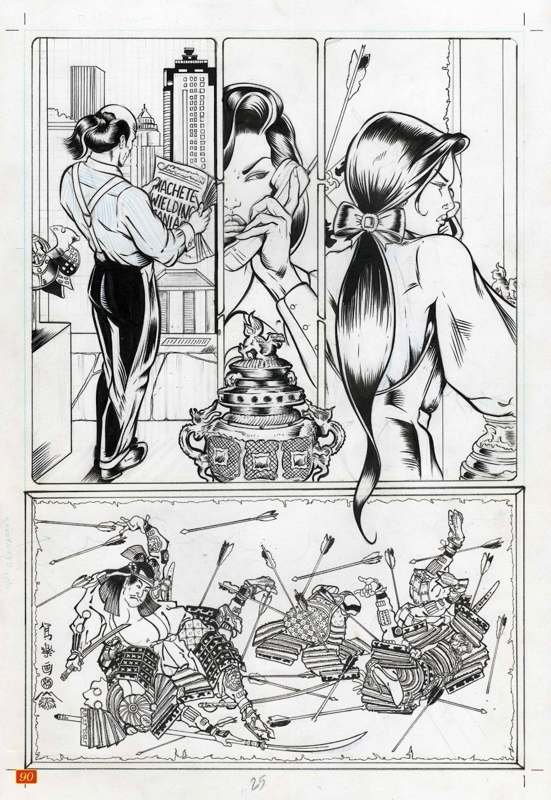 Shi: The Way of the Warrior – Original Art Edition issue TPB - Page 90