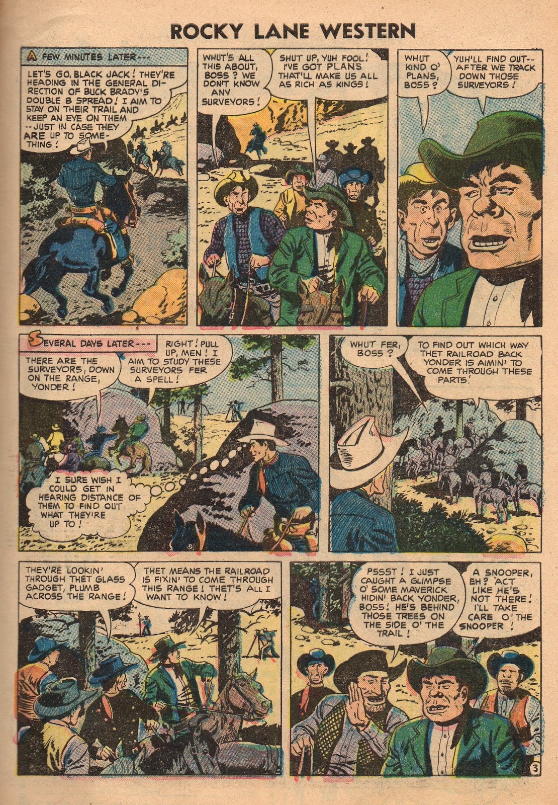 Rocky Lane Western (1954) issue 70 - Page 5