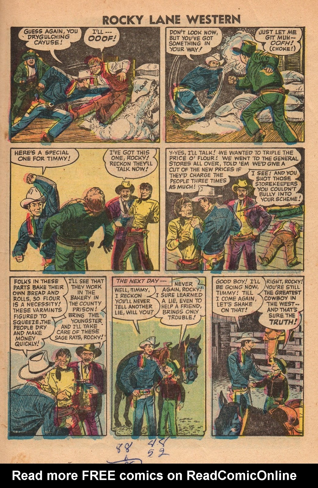 Rocky Lane Western (1954) issue 69 - Page 13